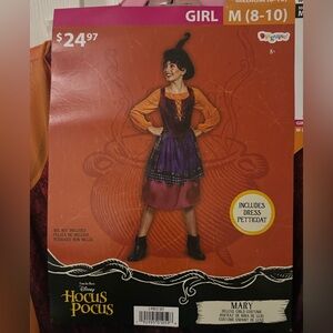 Disney Hocus Pocus Mary Kids Costume - Purple and Orange